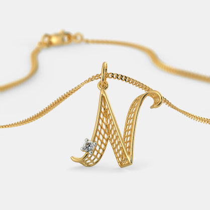 The Noble N Pendant | BlueStone.com