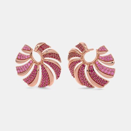 The Orotund Orange Peel Earrings