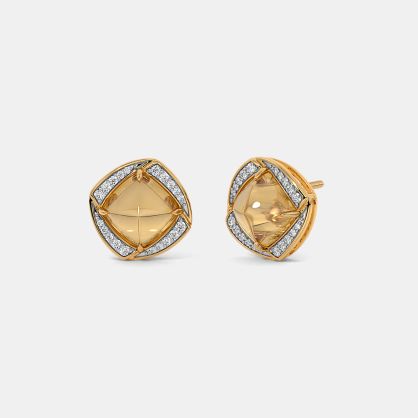 The Citrine Stud Earrings