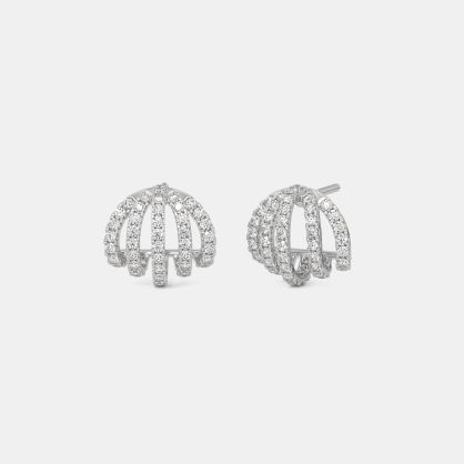 The Solaya J Hoop Earrings