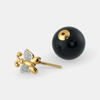 The Butterfly Onyx Earrings