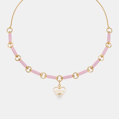 The Incarnat Pink Collar Necklace