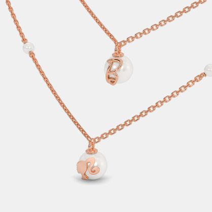 The Pearl Charm Layered Necklace