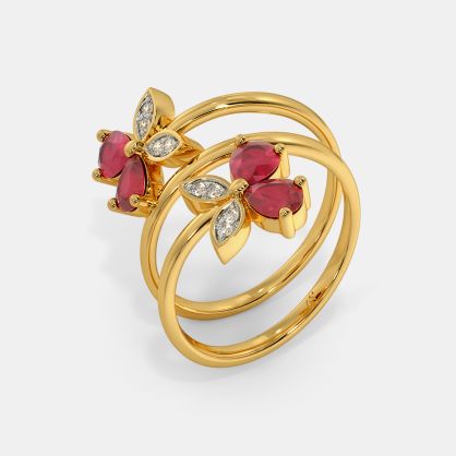 The Papillon Spiral Ring