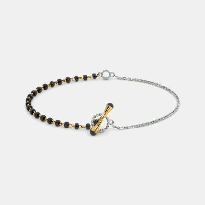 The Toggle lock Mangalsutra Bracelet