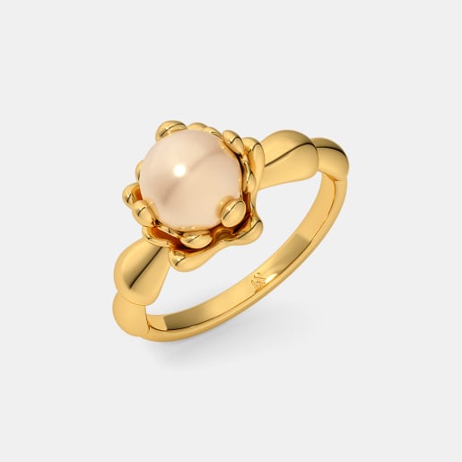 Buy 100+ Pearl Rings Online | BlueStone 