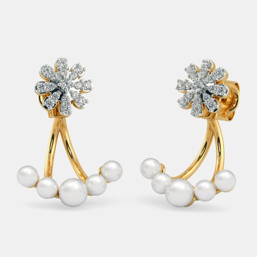 pearl earrings designs with price