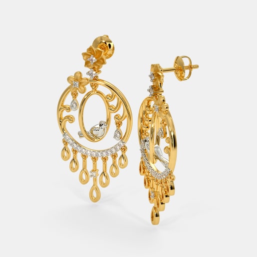 Blue Stone Drops Jewellery