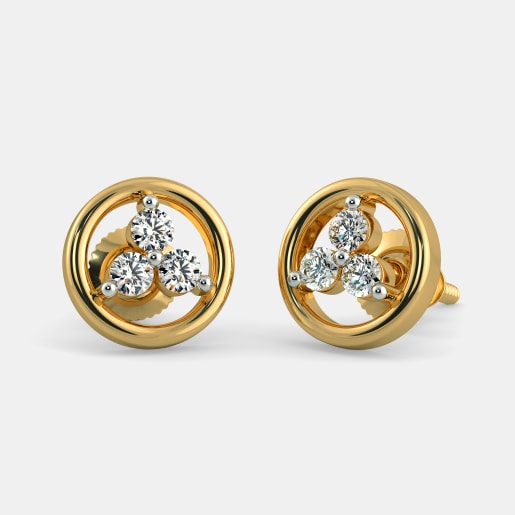 3 diamond earrings designs