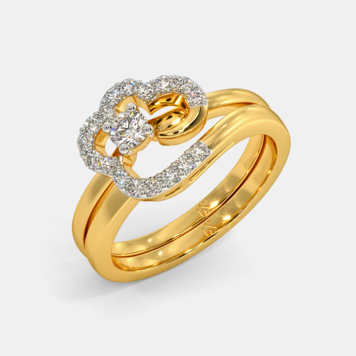 The Floral Embrace Stackable Ring