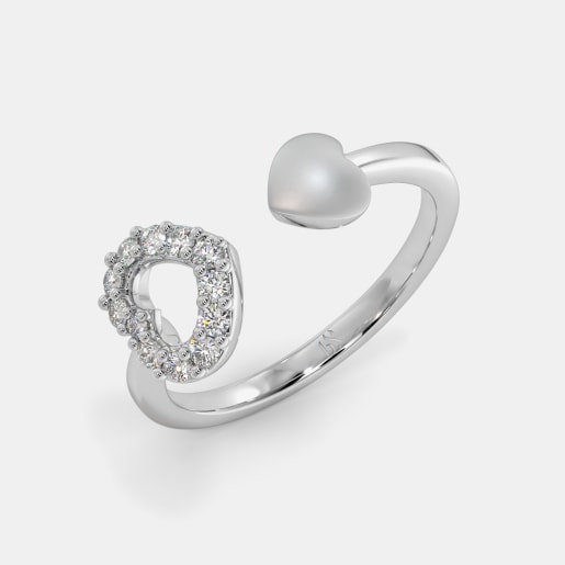 The Jovita Heart Top Open Ring