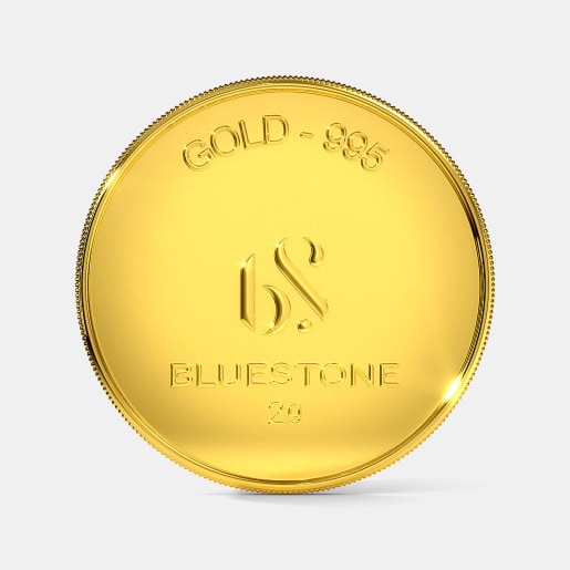 2 gram 24 KT Gold Coin