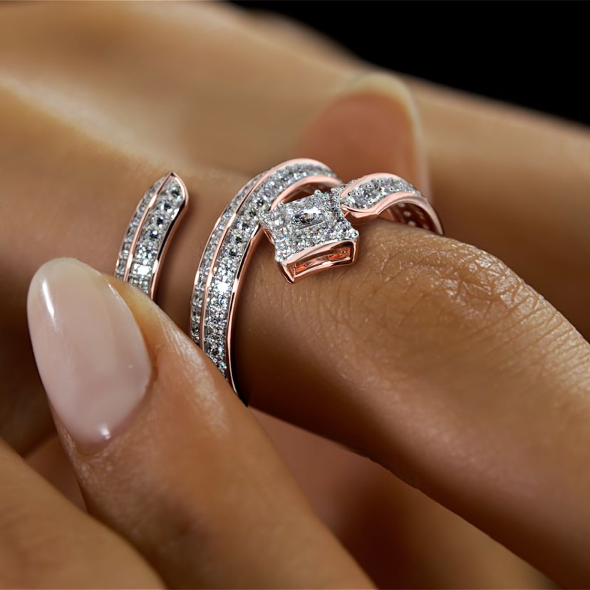 The Elyse Spiral Ring - image 6