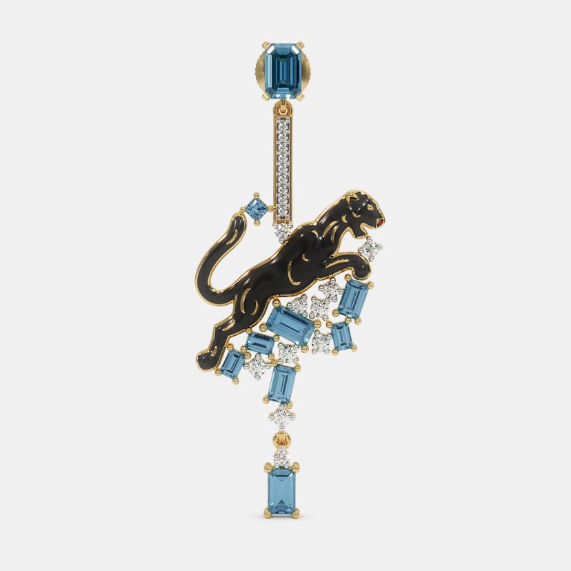 The Black Panther Drop Earrings - image 7