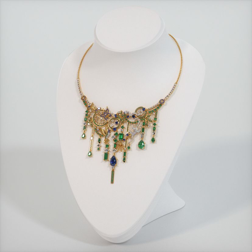The Rainforest Statement Necklace - image 5