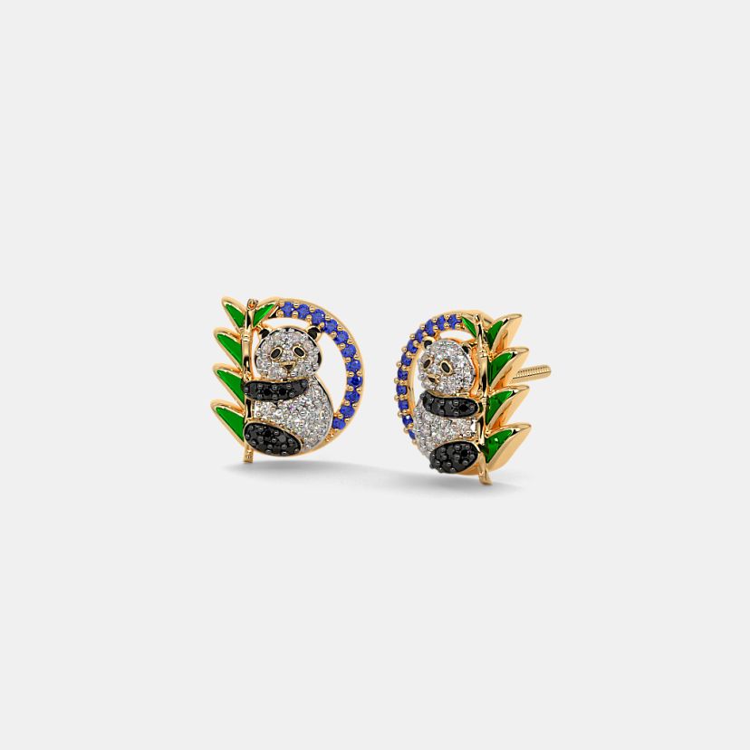 The Panda Stud Earrings - image 1