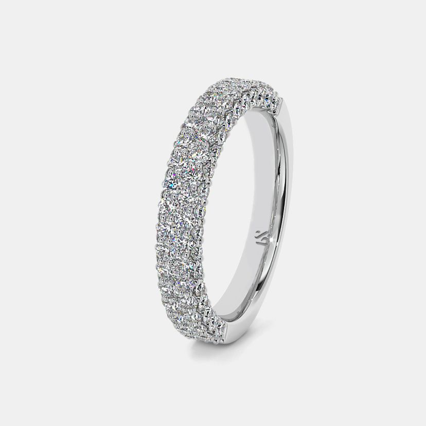 Diamond band clearance ring designs