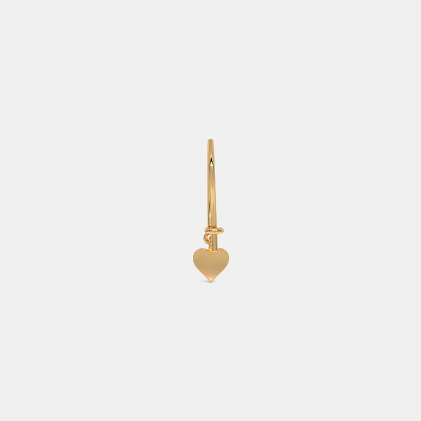 The Enamel Heart Kids Hoop Earrings - image 6