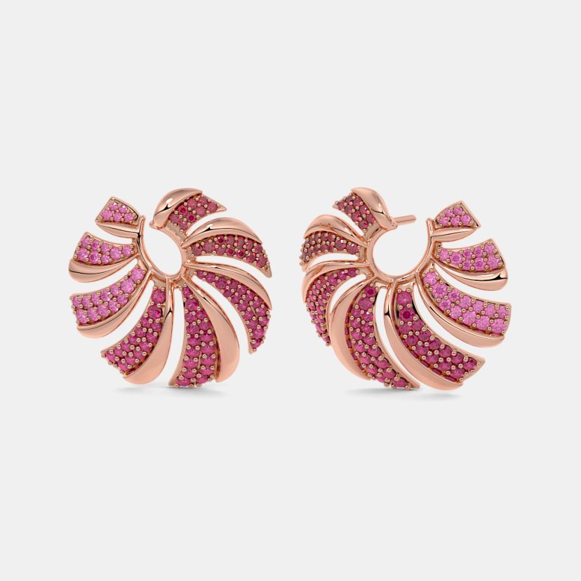 The Orotund Orange Peel Earrings - image 1