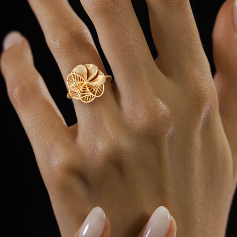 The Botanically Flowing Mushroom Ring - image 4