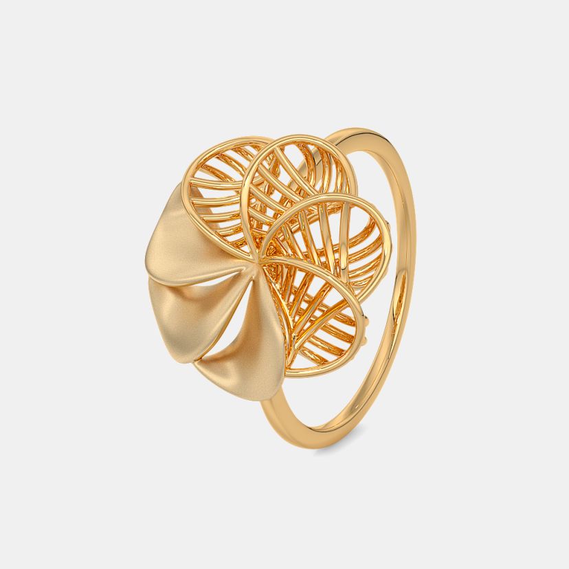 The Botanically Flowing Mushroom Ring - image 1