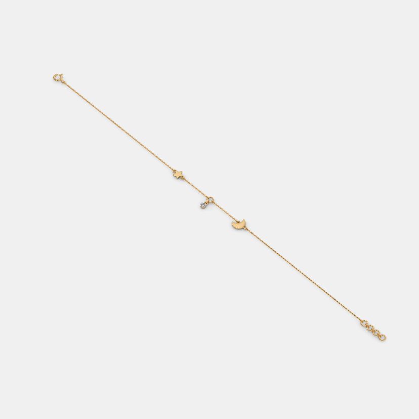 The Aurore Anklet - Angle View 2