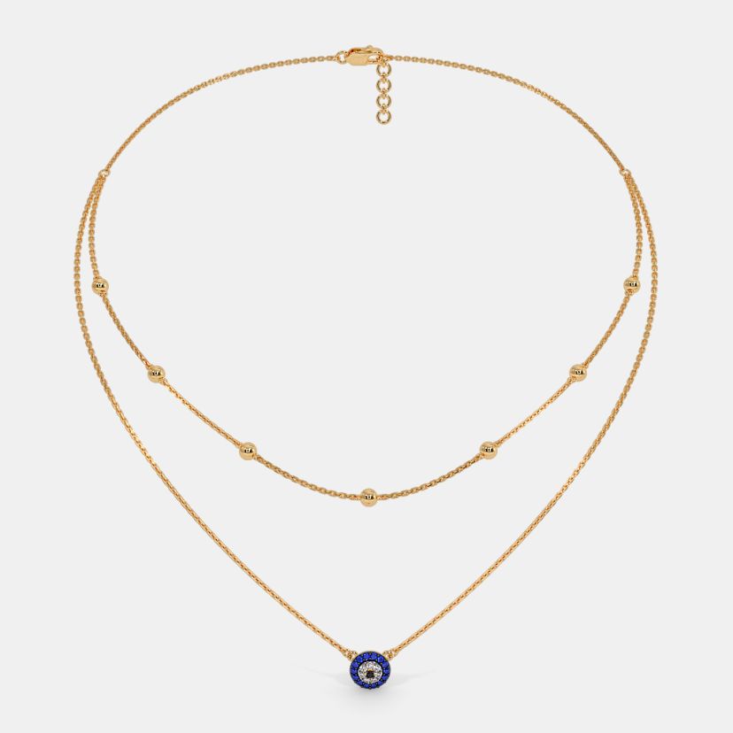 The Ailia Evil Eye Layered Necklace - image 6