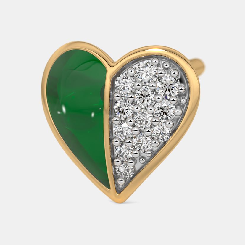 The Aurro Heart Stud Earrings - image 4