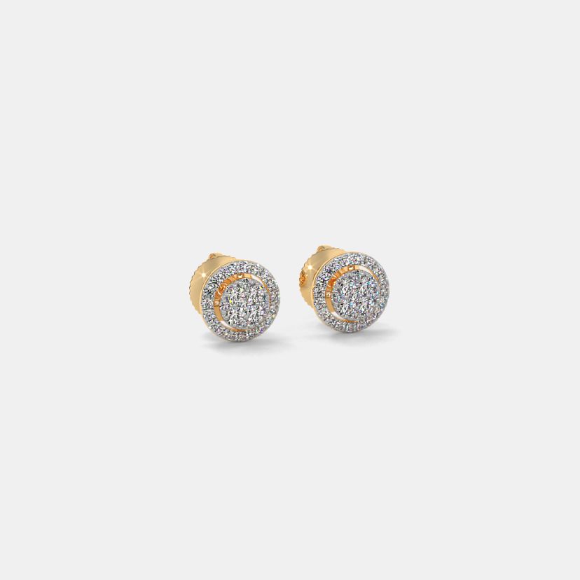 The Kadie Stud Earrings - Angle View 2