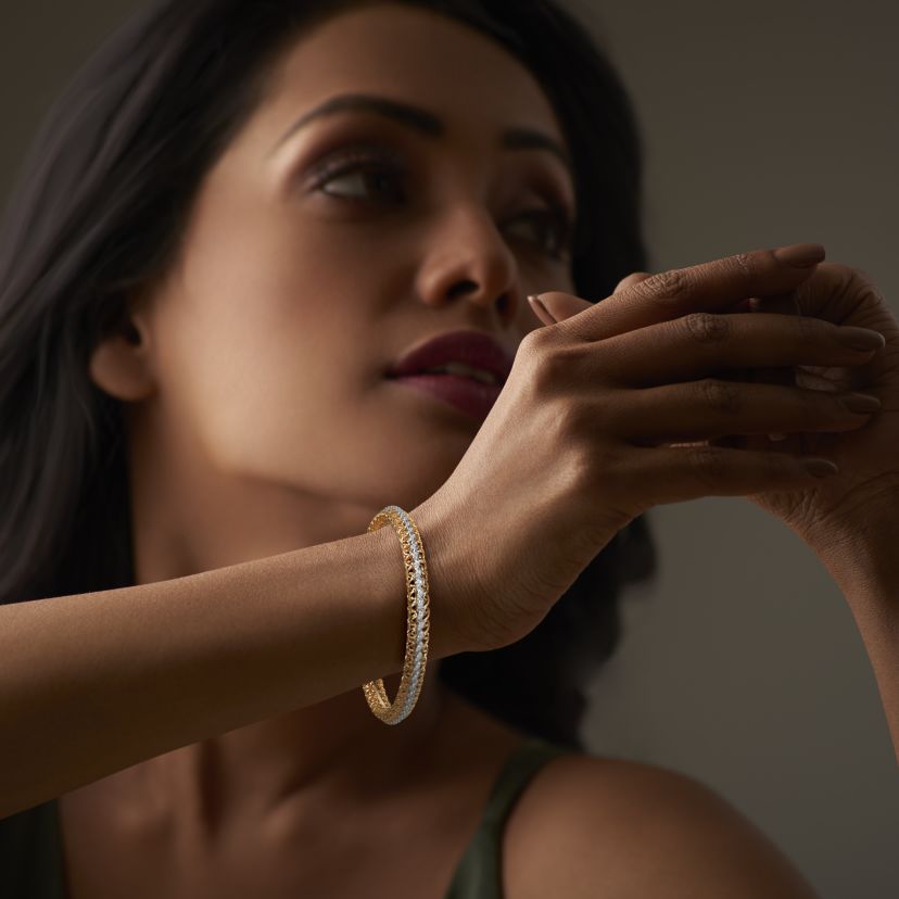 The Aneya Lattice Bangle - image 3