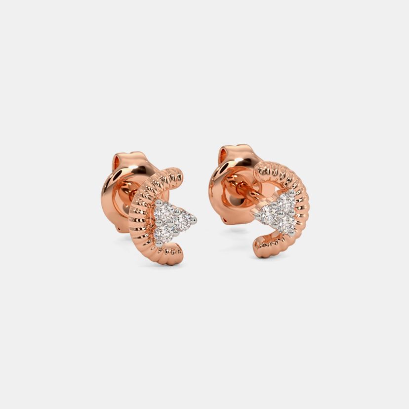 The Pery Multi Pierced Stud Earrings - image 4