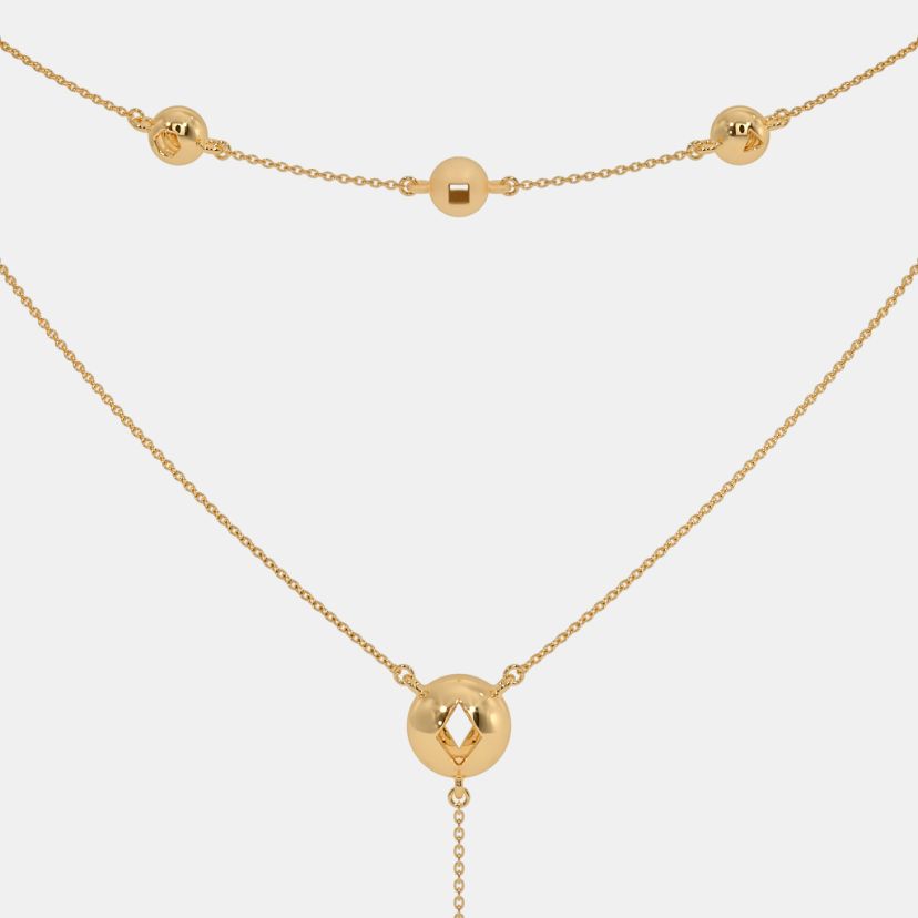 The Triad Geometry Layered Necklace - image 4