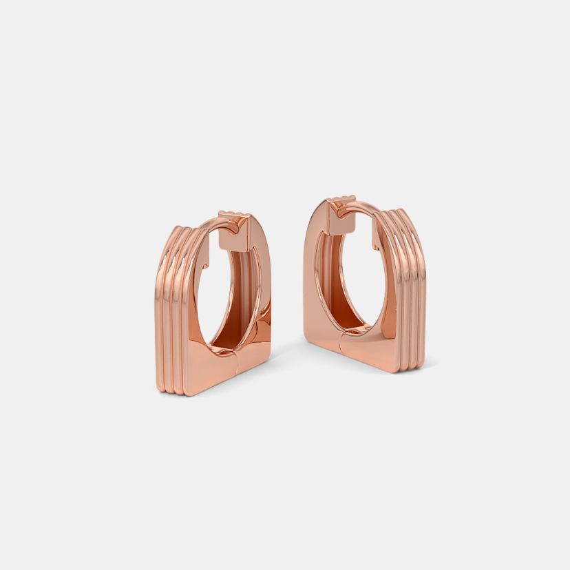 The Glow Arc Huggie Earrings - image 5