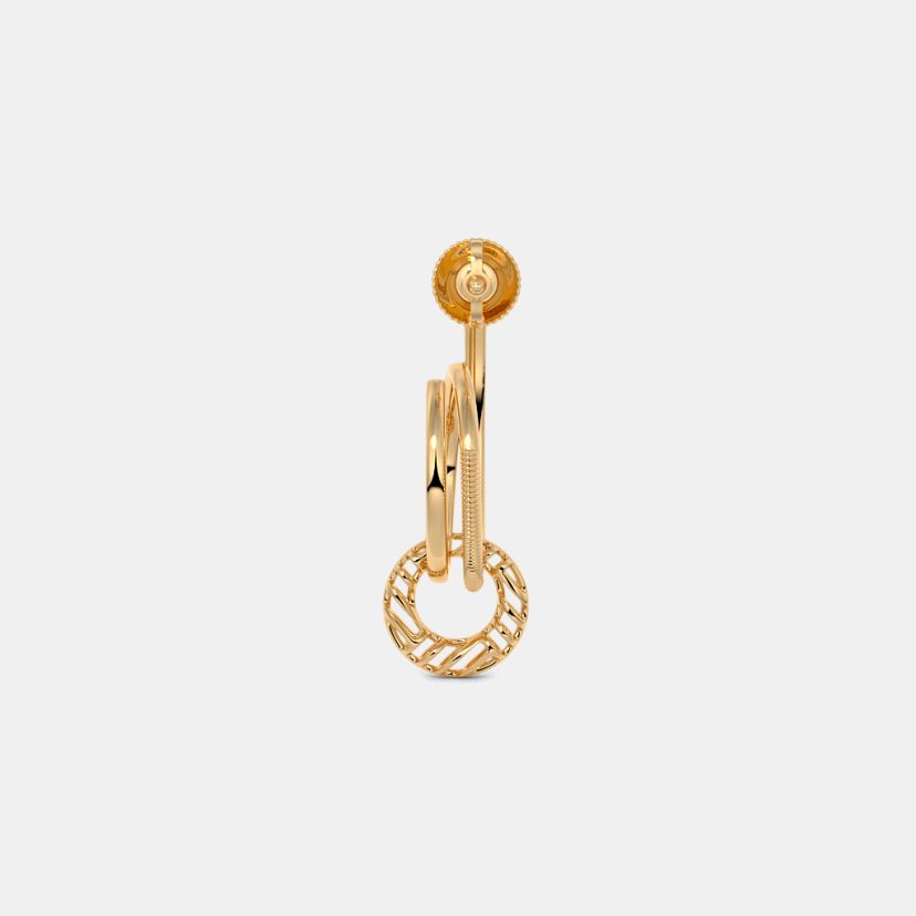 The Devanya Dangle Hoop Earrings - image 6