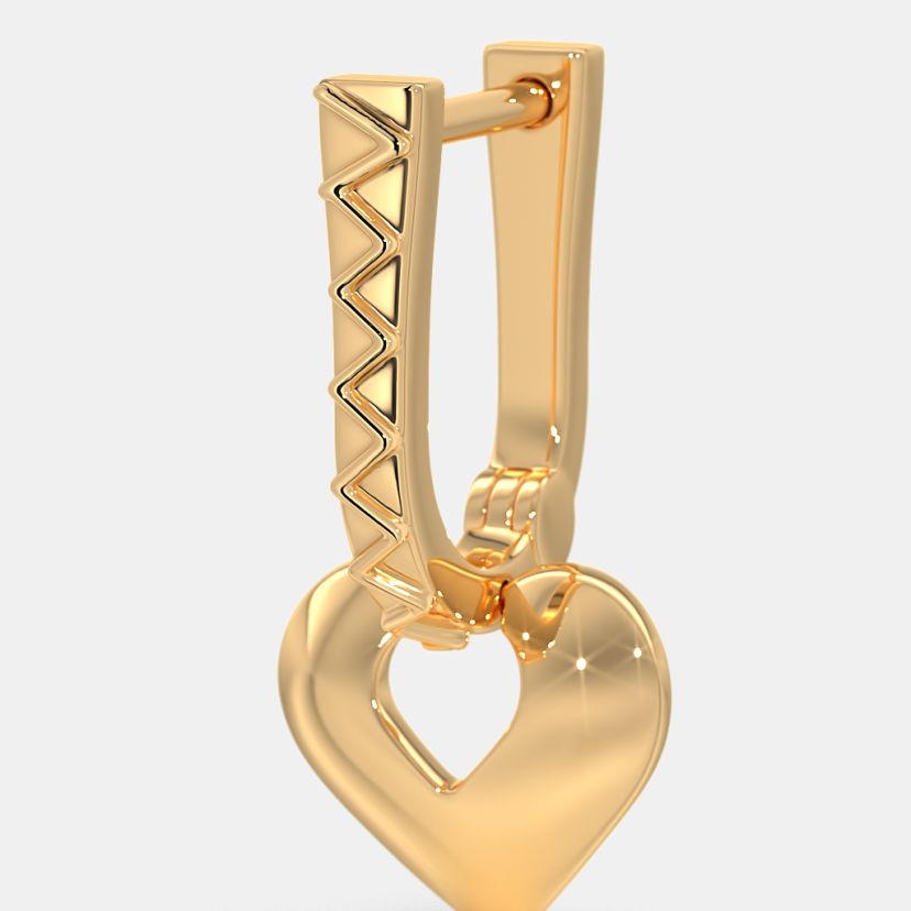 The Heartistry Dangle Hoop Earrings - image 4