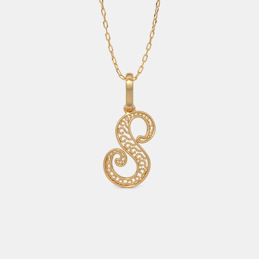 The Syloura S Initial Pendant - image 5