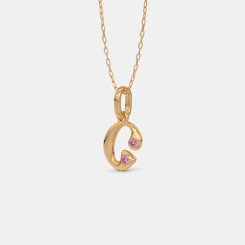 The Glimma G Initial Pendant - image 4
