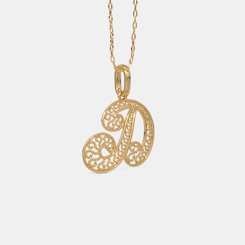 The Oryssa D Initial Pendant - image 6