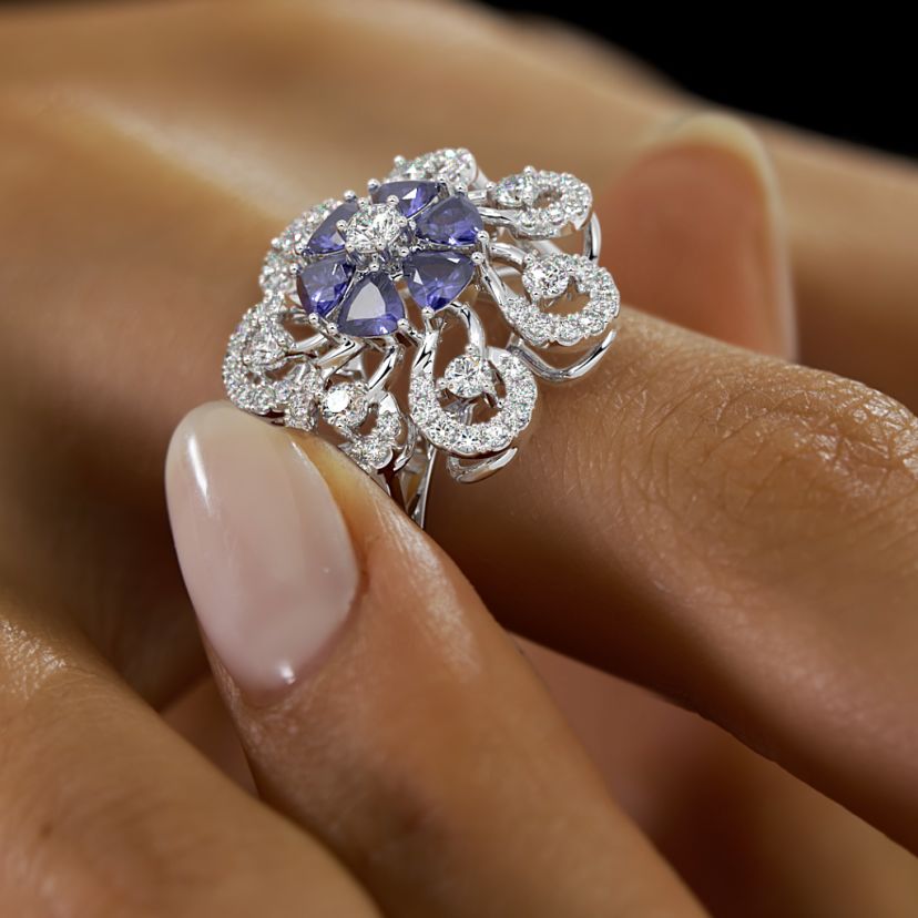 The Serazia Cocktail Ring - image 6