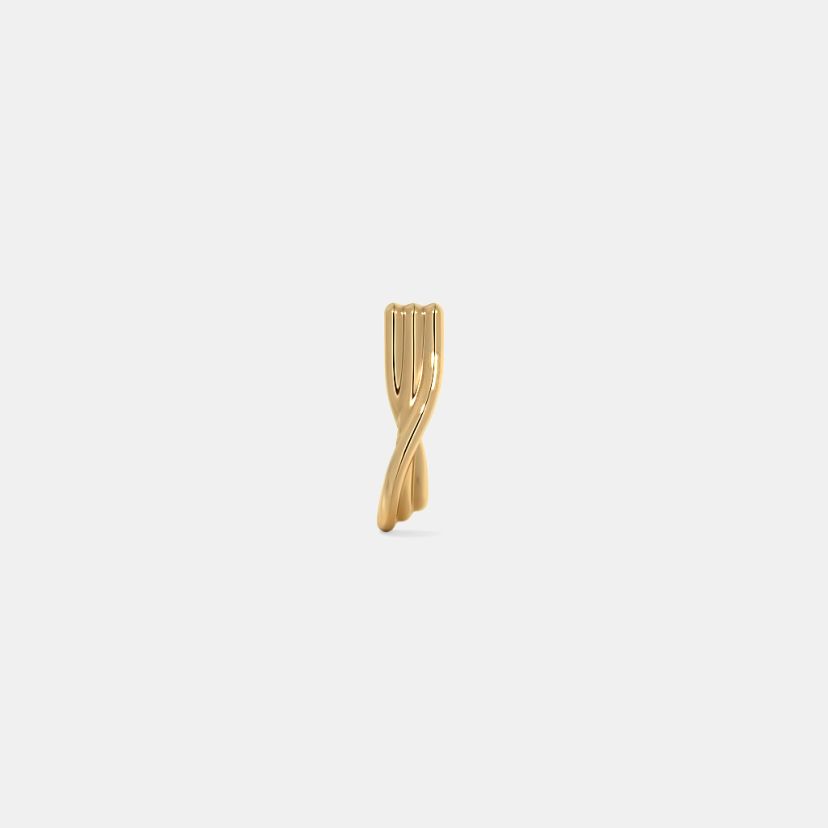 The Torsion J Hoop Earrings - image 7