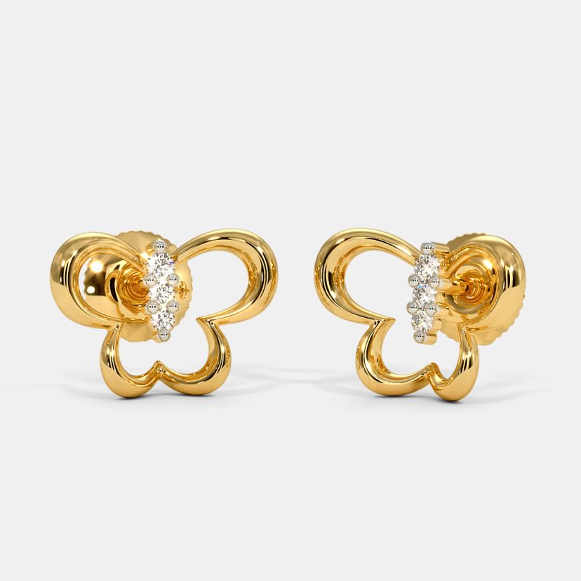 The Arvin Butterfly Stud Earrings - image 1