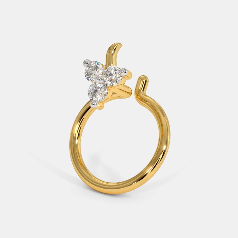 Chipkane wali top nose pin