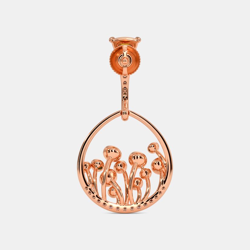 The Moss Dandelion Drop Earrings - image 6