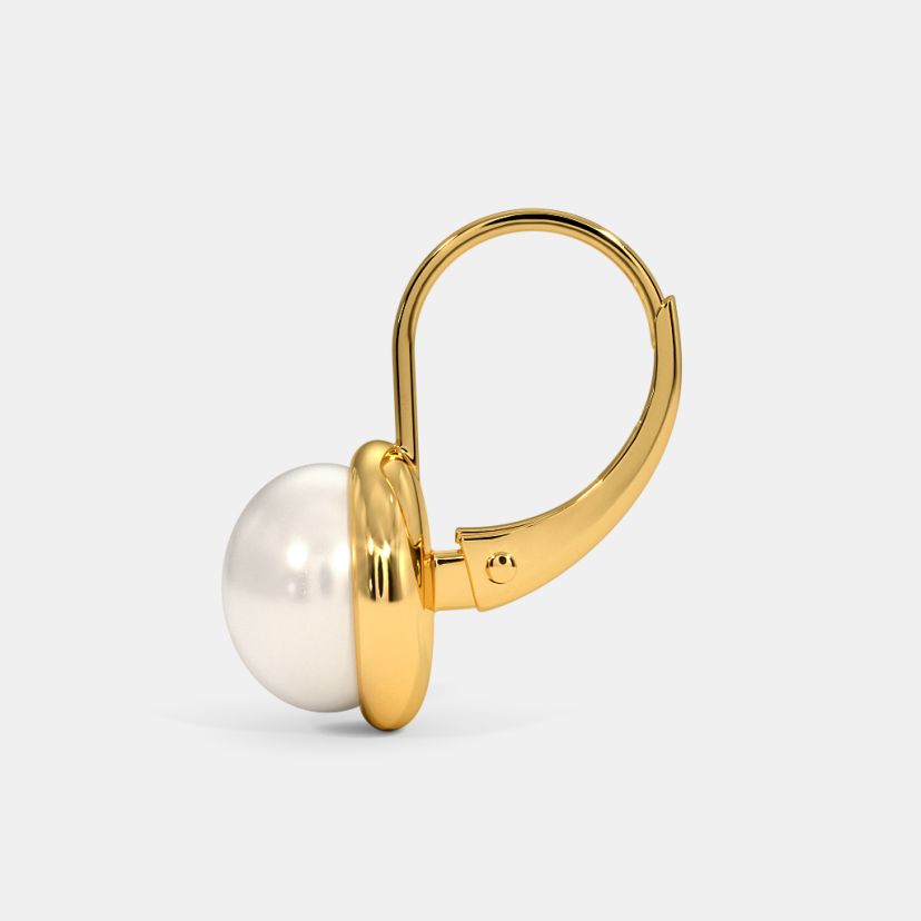 The Baggy Pearl Hoop Earrings - image 5
