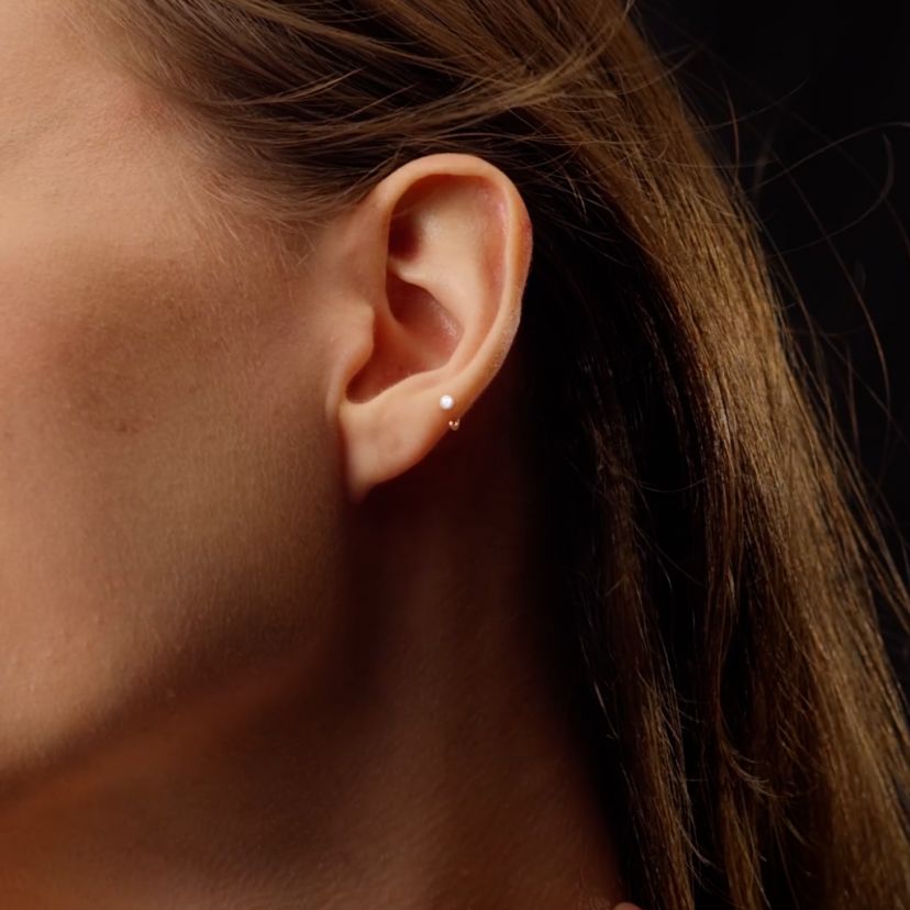 The Benicio Multi Pierced Hoop Earrings - image 3