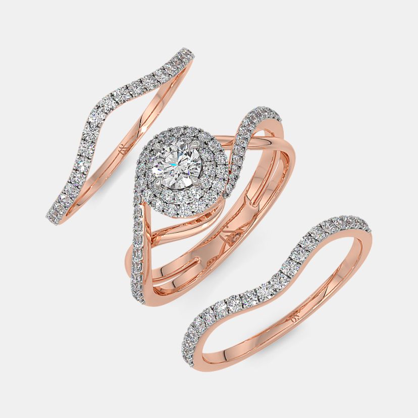 The Veloura Bridal Ring Set - image 7