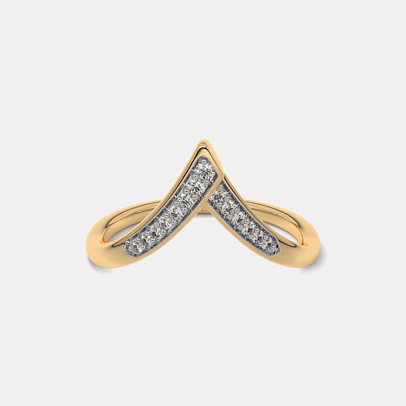 The Carla Chevron Ring - image 7