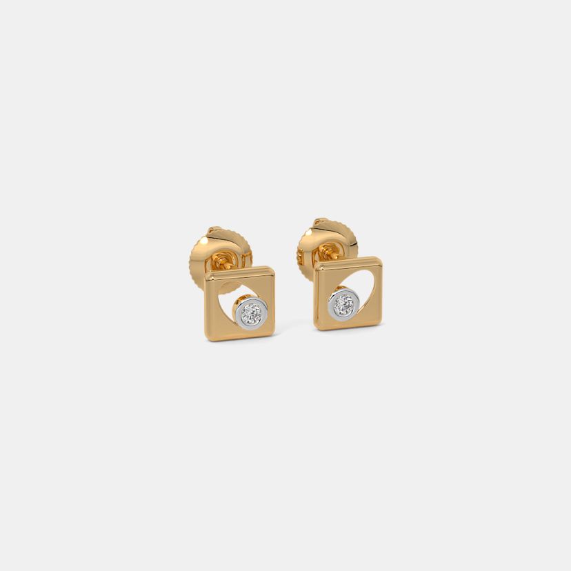 The Eclat Halo Stud Earrings - image 6