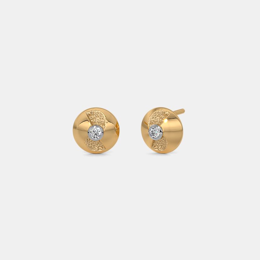 The Crease Stud Earrings - image 1