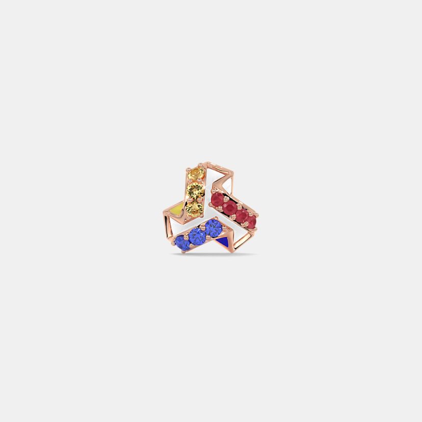 The Verve Canvas Stud Earrings - image 7